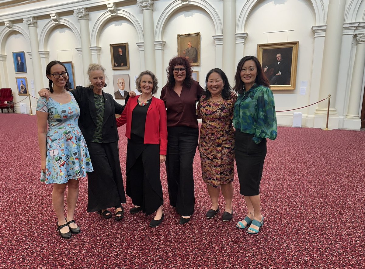 I had the incredible opportunity to be on a panel with <a href="/scidocmartin/">A/Prof Jen Martin @scidocmartin.bsky.social</a> <a href="/fernhames/">Fern Hames</a> &amp; Catherine Lopes to celebrate the #IDWGS2024 and discuss #womeninleadership at <a href="/VicParliament/">Parliament of Victoria</a> with the @RoyalSocietyVic organised by <a href="/CatrionaNR/">Catriona Vi Nguyễn-Robertson</a>