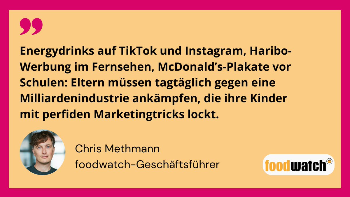 .@Bundeskanzler muss den von der @FDP losgetretenen Ampel-Zwist beenden und Werbeschranken zum Schutz von Kindern auf den Weg bringen. Unsere PM mit @AOK_Politik @vzbv & @DDG_Tweets foodwatch.org/de/verbaende-w…