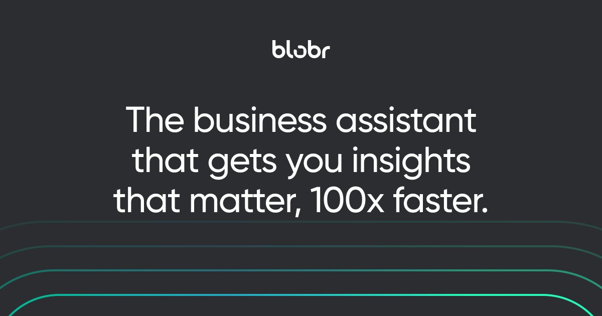 Blobr - Your AI to optimise Google Ads spending (@blobr_io) on Twitter photo Thursday, the 29th, we will release our new #AI chat connected to all your business tools on <a href="/ProductHunt/">Product Hunt 😸</a>! ✨
Get ready to get insights that matter, 100x faster.
blobr.io Thursday, the 29th, we will release our new #AI chat connected to all your business tools on <a href="/ProductHunt/">Product Hunt 😸</a>! ✨
Get ready to get insights that matter, 100x faster.
blobr.io