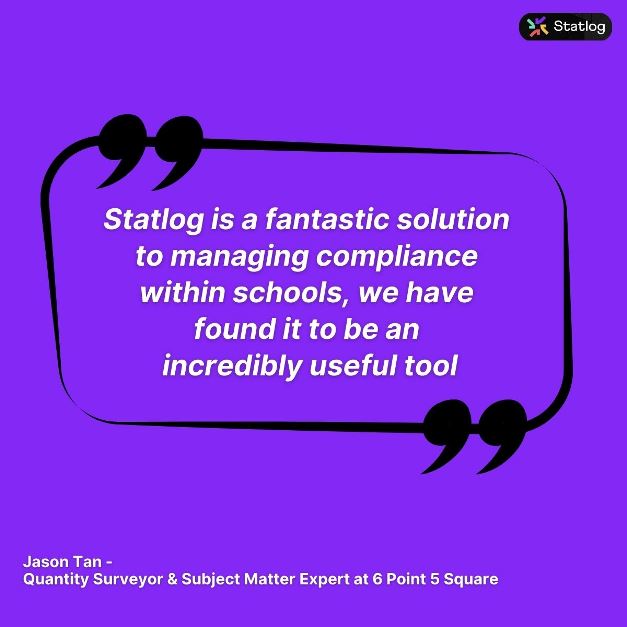 👨‍💻At #Statlog, we're passionate about helping schools streamline their compliance processes. We love receiving feedback from those who have experienced the benefits firsthand.
#SchoolCompliance #MultiAcademyTrusts #BuildingSafety
