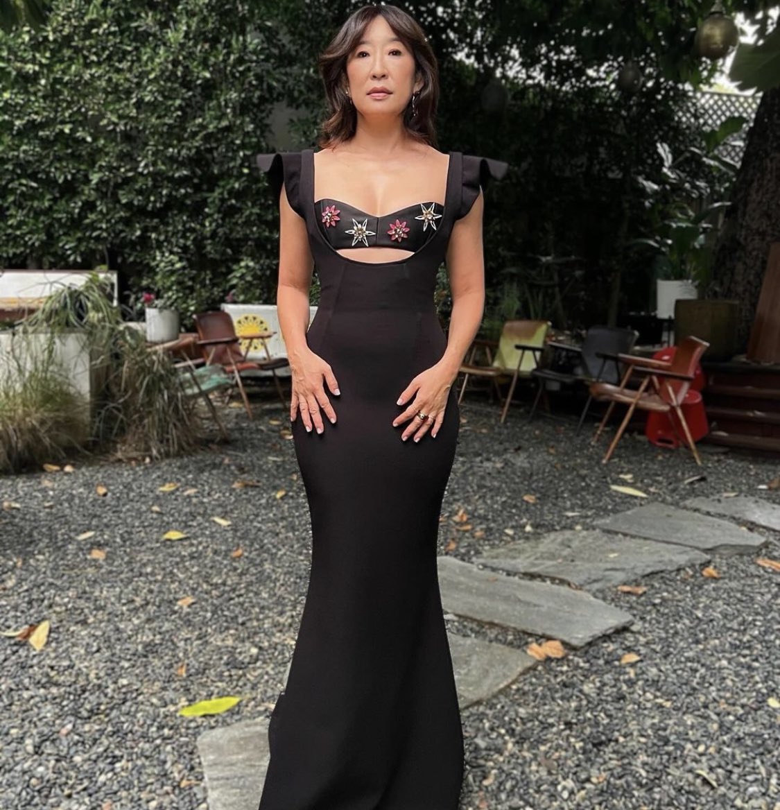 IMPECÁVEL! 

Sandra Oh ontem para o Producers Guild Awards.
