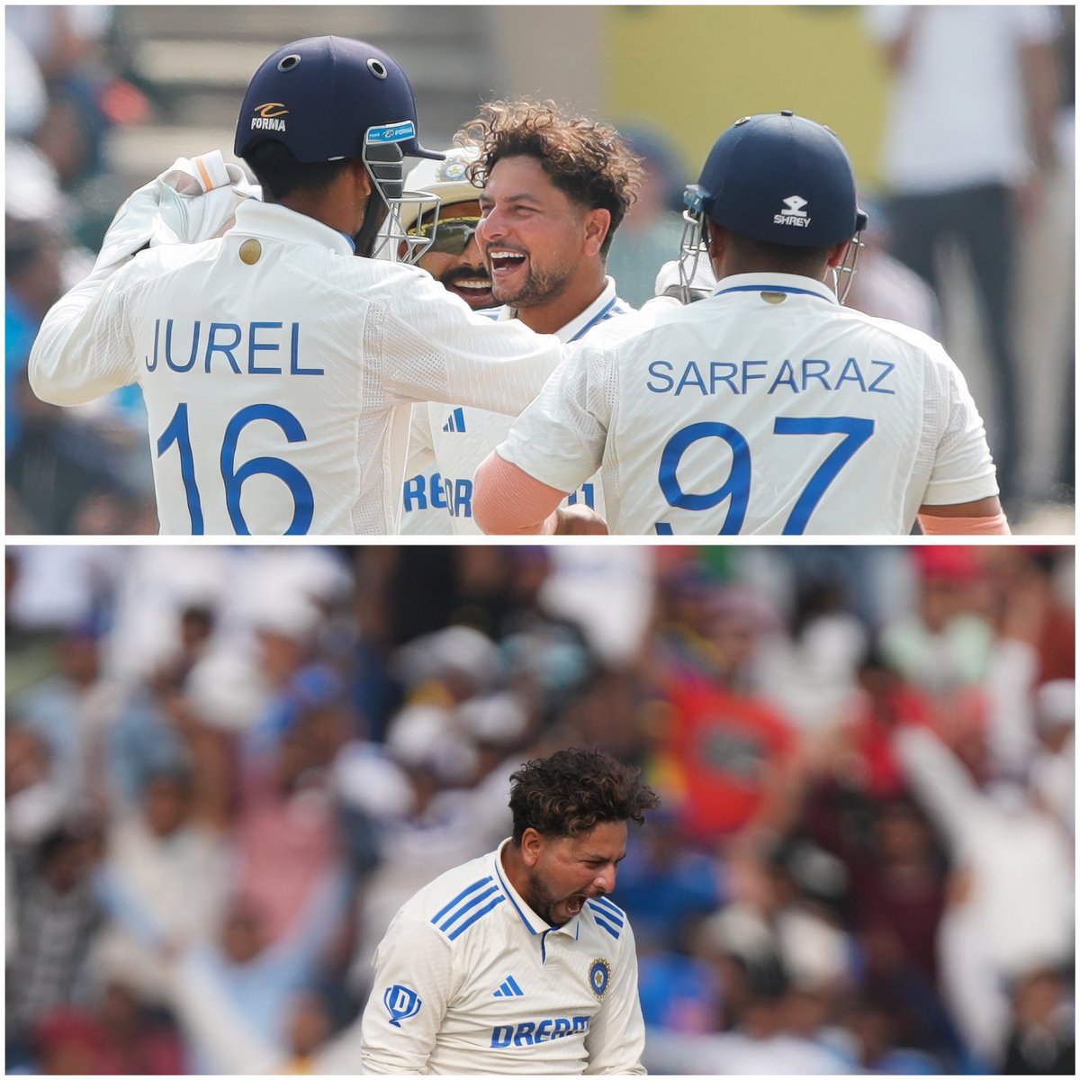 imkuldeep18's tweet image. A test of skill, a testament to resilience. The sweet taste of a series win!
One more to go. 
#INDvENGTest