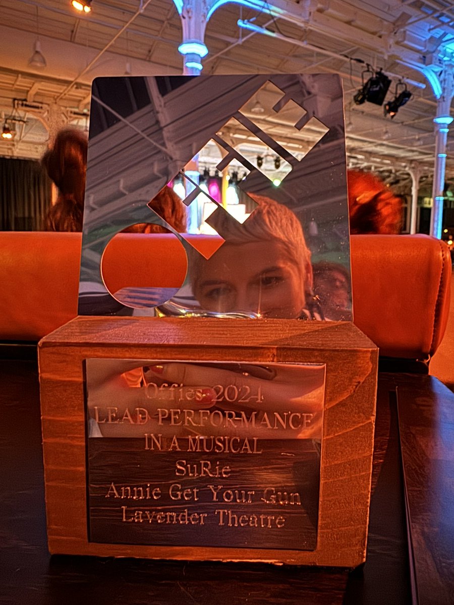 Goodness gracious me!! Completely surprised and chuffed to win best Lead Performance in a Musical. Thank you <a href="/OffWestEndCom/">OffWestEnd / Offies Awards</a> and everyone <a href="/lavtheatre/">Lavender Theatre</a> involved in AGYG.