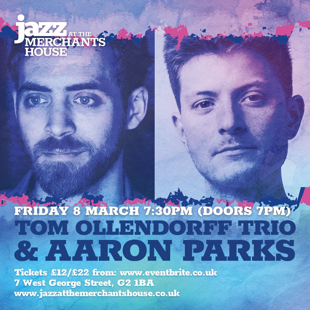 More #jazzinglasgow in a couple of weeks time. Book Now for superstar US pianist Aaron Parks and Tom Ollendorf Trio eventbrite.co.uk/e/807806499987…