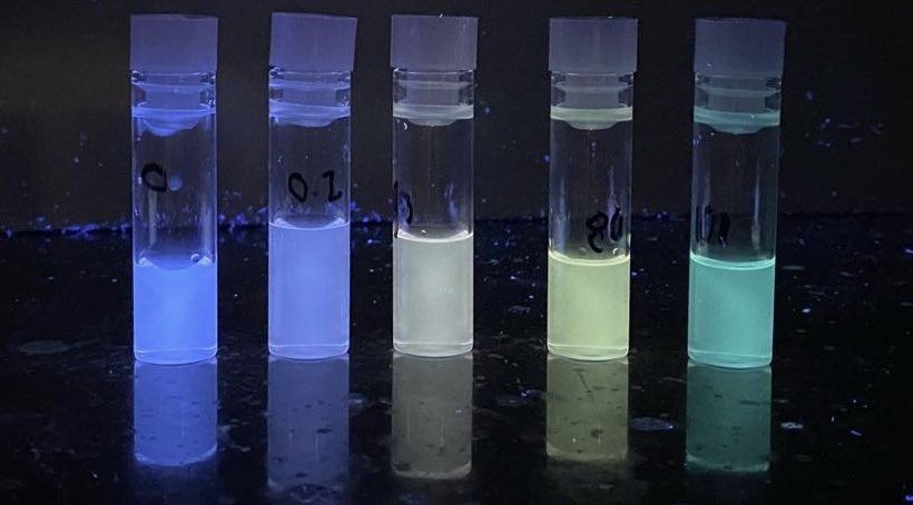 Project fluorescence was extremely successful in my opinion and I really enjoyed the freedom we were given to experiment with these beautiful quantum dots - student feedback! <a href="/univgroningen/">University of Groningen</a> #stem #chemistry