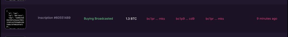 Someone just paid 1.3 BTC ($66,596) for the 1/1 "giant alien fish" natcat: magiceden.io/ordinals/item-… 

#natcats #ordinals