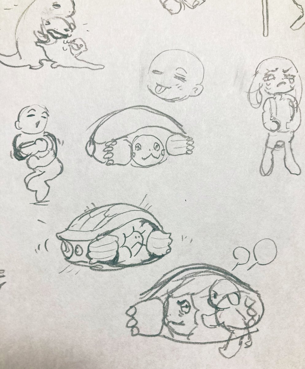 ちょっと前の落書き 