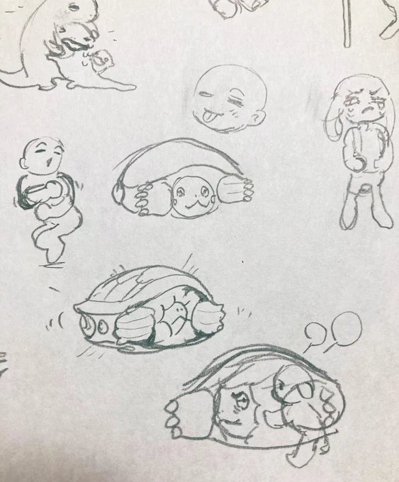 ちょっと前の落書き 