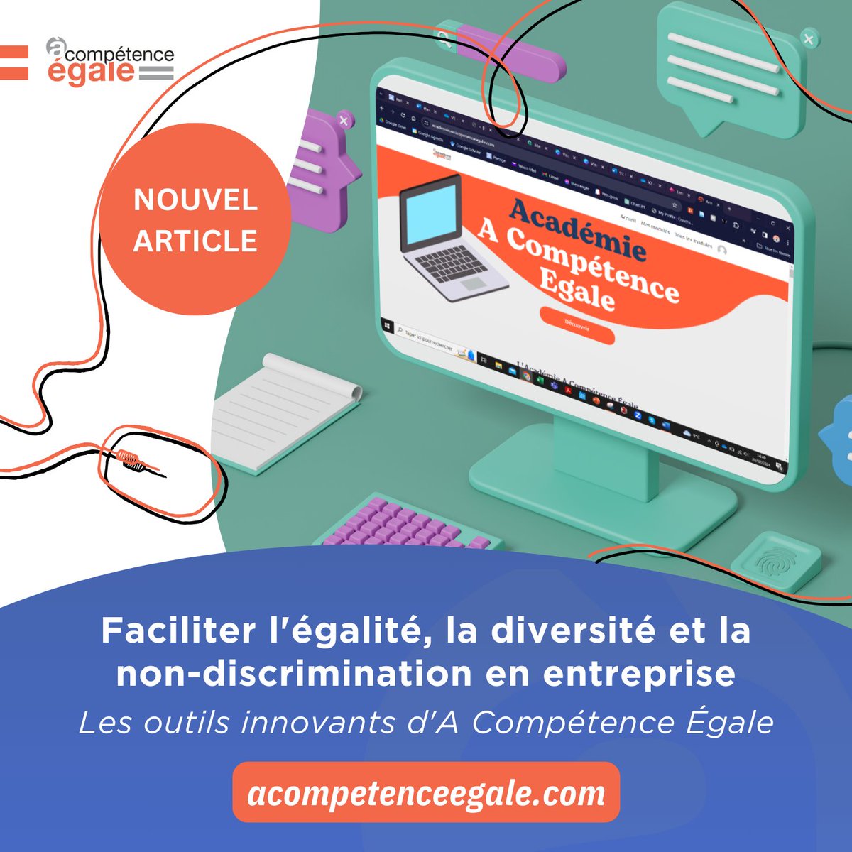 🧠 Déclicheur 🌐 L’Analyseur 🎓 Académie

Découvrez les #outils d’<a href="/acompetencegale/">A Compétence Egale</a> pour favoriser l’#égalité et la #diversité dans les parcours professionnels. 

➡ acompetenceegale.com/outils-pour-fa…