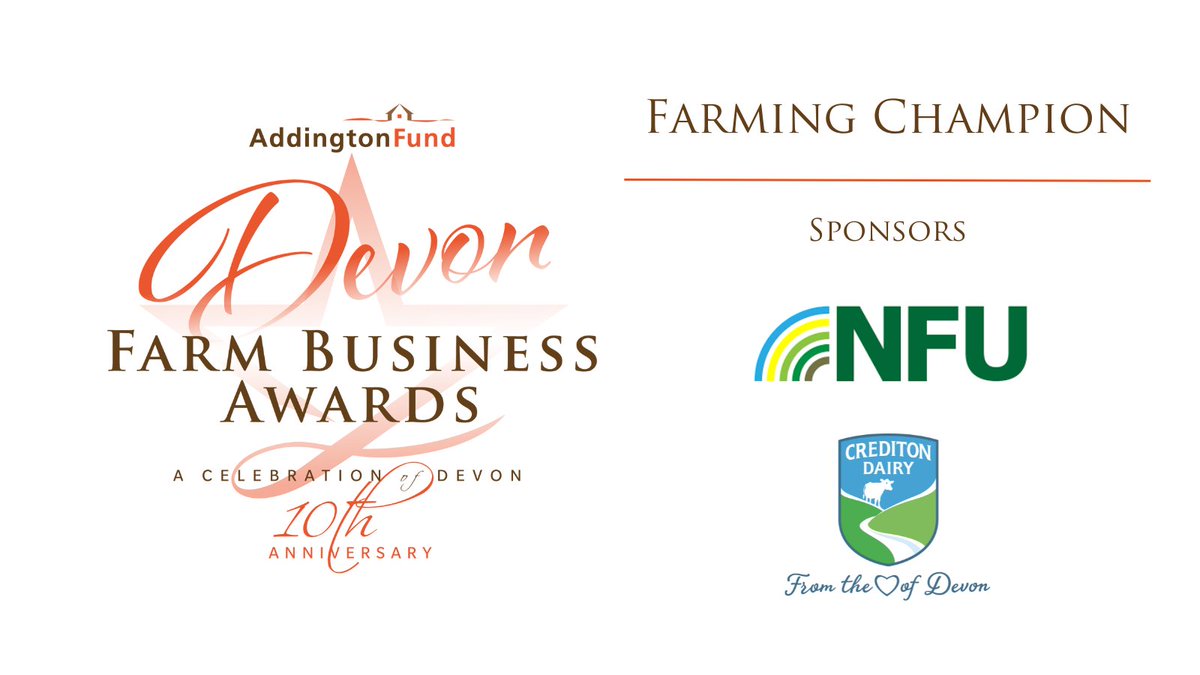 🚜 Roll up! Roll up! Nominations are open for Devon Farm Business Awards, Farming Champion of the year, sponsored by @NFUtweets & Crediton Dairy. We’re looking for a person who promotes positive messages around #farming & engages the community farmbusinessawards.org.uk/nominate-24-de… 💻 #DFBA24