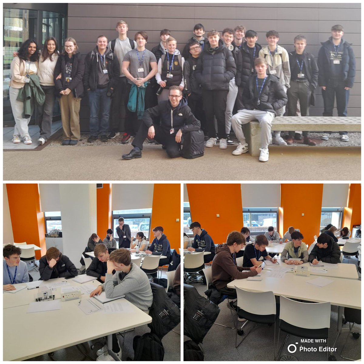 🧮 Lancaster University Visit 2024 🎓
We have arrived at <a href="/LancsUniMaths/">Lancaster University Mathematical Sciences</a> for our annual Further Maths trip! One of our ex-students Robert Lambert is giving us a talk about his journey and what he does in his PhD! Robert came on this trip in 2016!