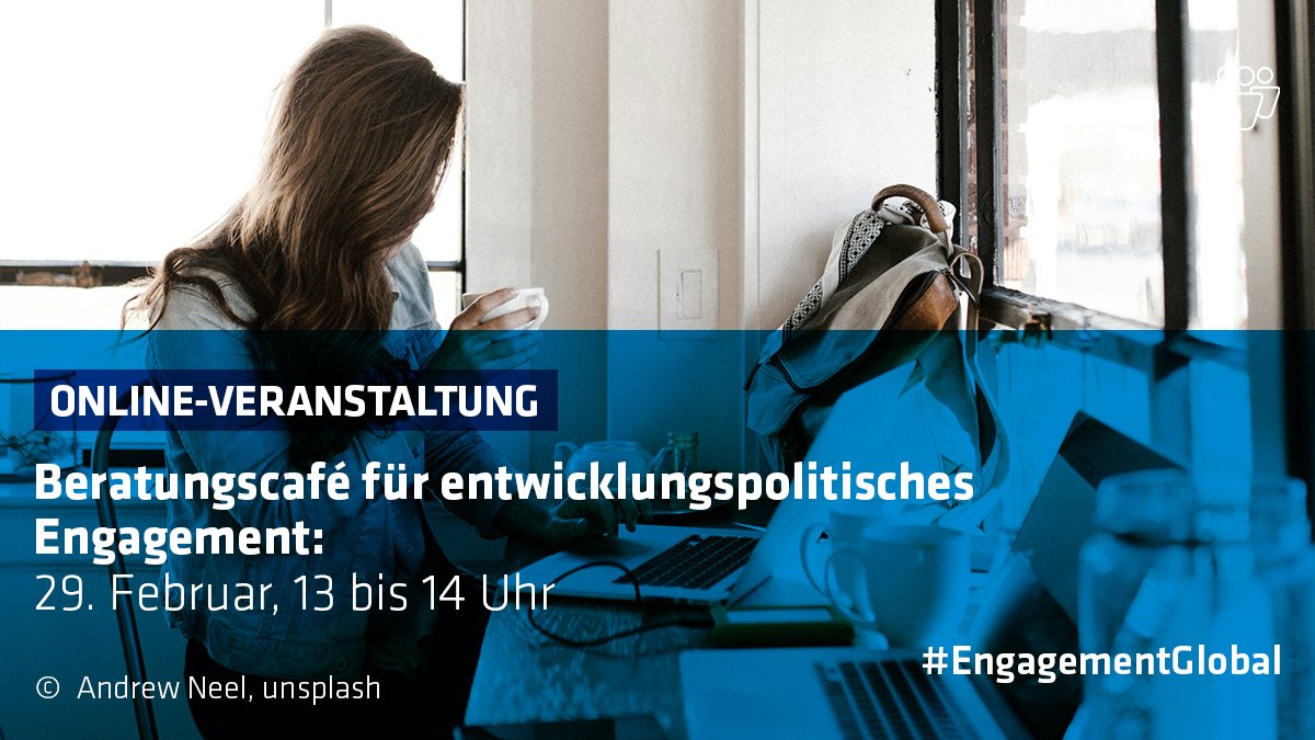 Am ​29.2. veranstaltet die #Mitmachzentrale ihr nächstes #Beratungscafé für Menschen, die sich engagieren wollen! 💬 Sei dabei, stell deine Fragen, tausch dich mit anderen aus! ☕️ 💻  Hier kannst du dich bis zum Beginn der Veranstaltung anmelden. 👉🏼 t1p.de/yn8jm