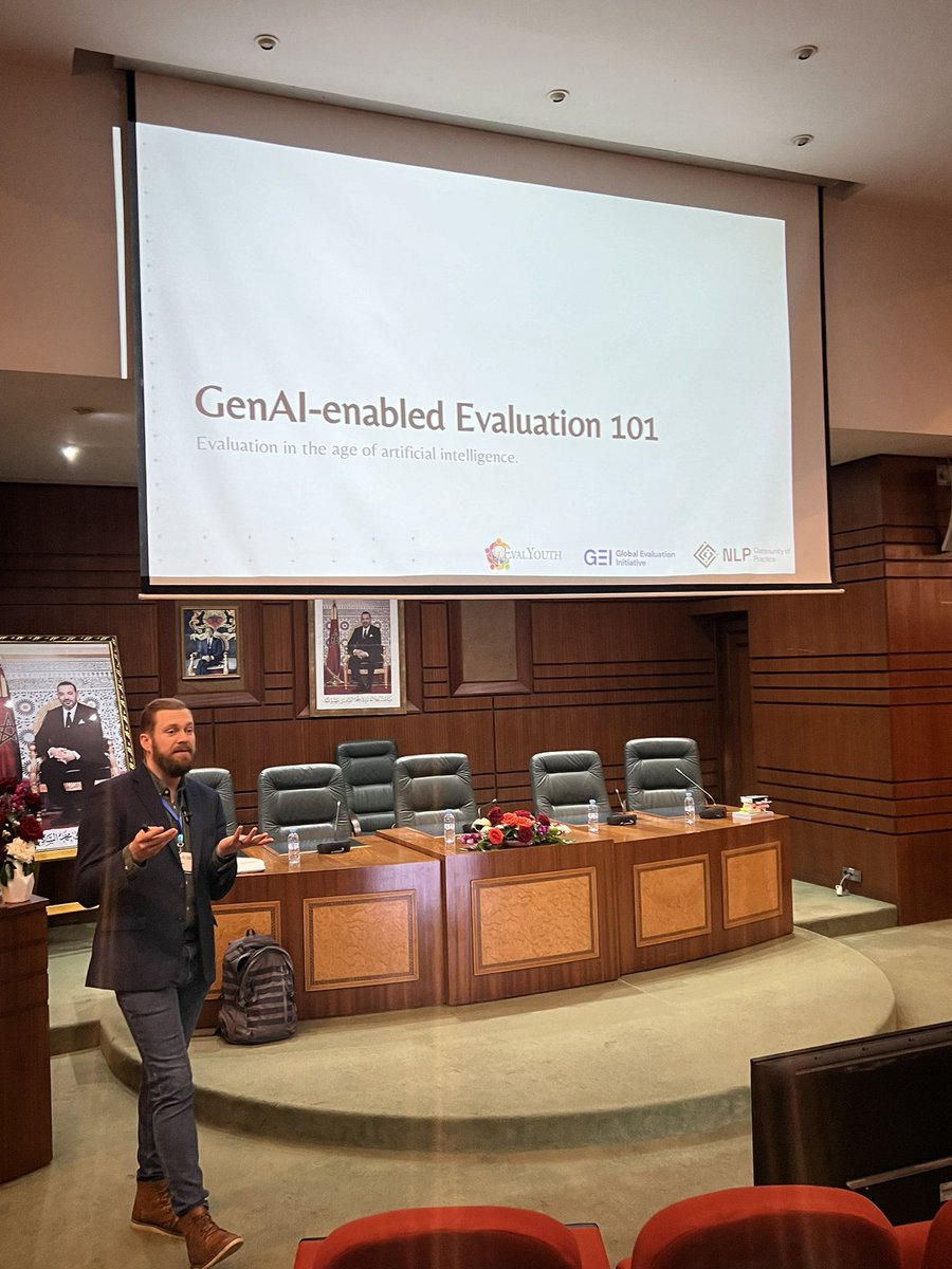 We start the #EvalPartnersGEF2024 with a Generative Artificial Intelligence workshop delivered by <a href="/zachtilton/">ΖΔCΗ ΤΙLTΟΝ</a>