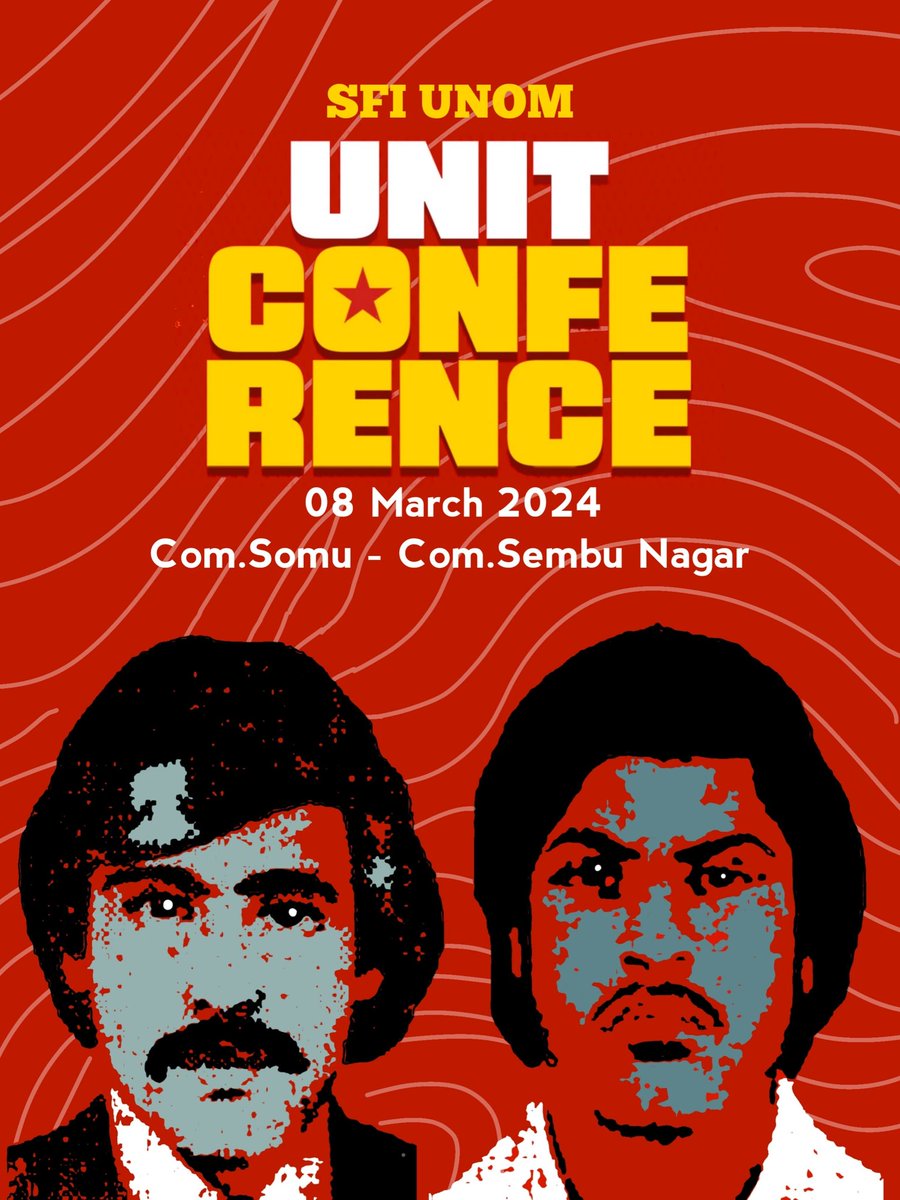 sfi_unom's tweet photo. SFI University of Madras
Unit conference

08 March 2024 https://t.co/WvCPL7jQzl
