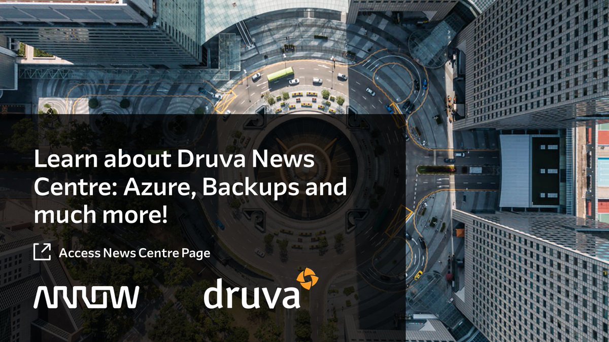 ArrowECS_UK's tweet image. It’s time to take advantage of the opportunity to maximise your profits with Druva! Visit our Druva News Centre and learn more about Azure VM backup, Druva’s SaaS-based platform, and more! Click the link here: arw.li/6016pfLYi

#DruvaNewsCentre #AzureNews #AzureVMBackup