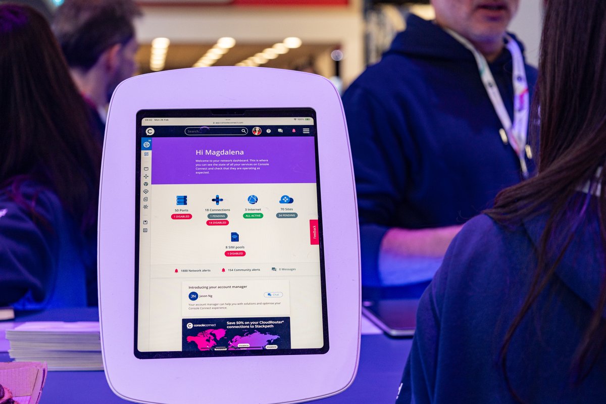 ConsoleConnect's tweet image. Start #MWCBarcelona with #ConsoleConnect chocolate 🍫! Visit stand 2E21 in Hall 2 for live interactive demos and to learn about #EdgeSIM 🛡️, revolutionising the #IoT landscape and enabling you to securely connect and flexibly manage your IoT devices from anywhere.