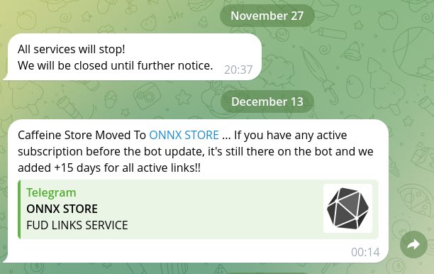 NighthawkPlugin's tweet image. Tracking ONNX (Caffeine) Store