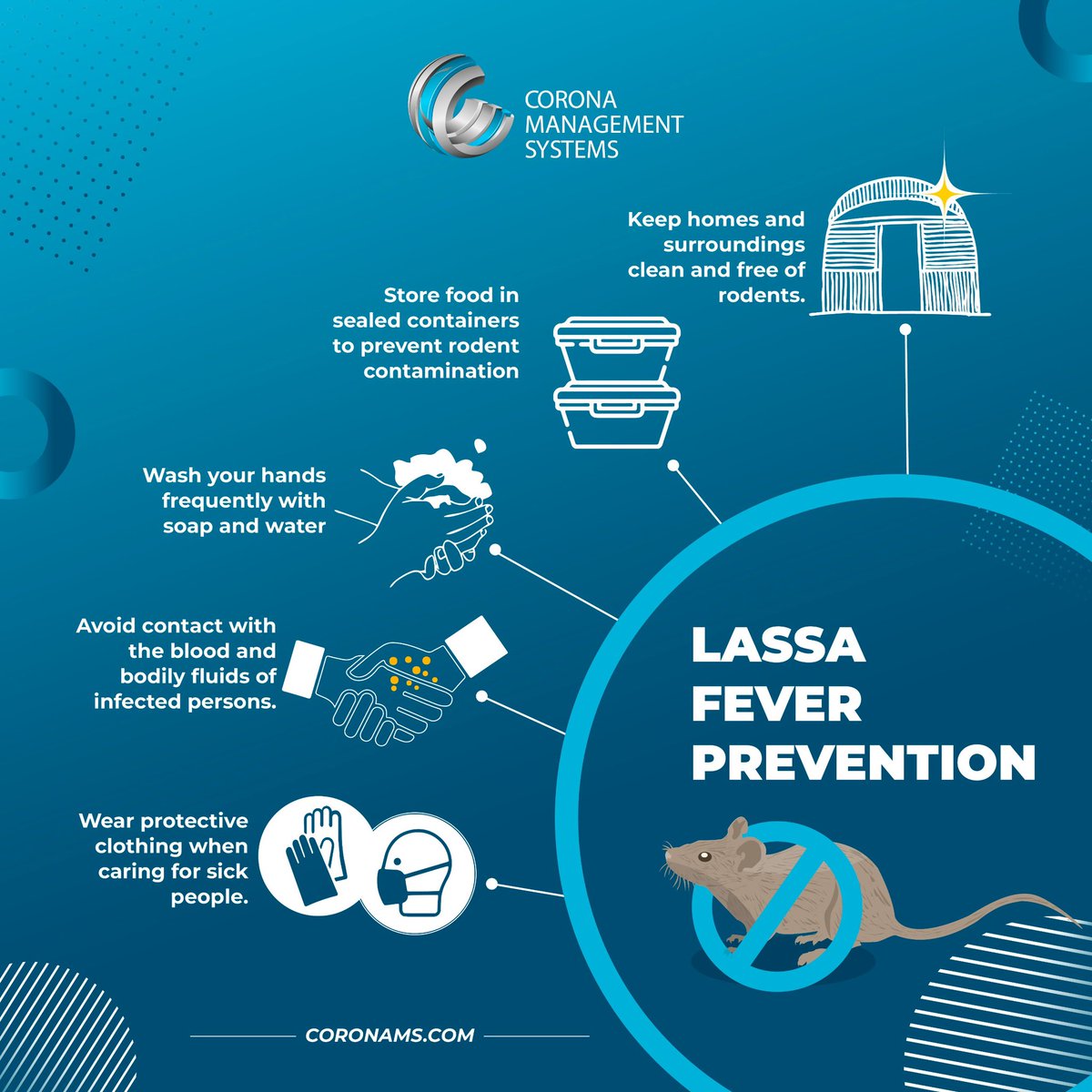 coronams's tweet image. Protect yourself and your community!

Here’s how you can stay safe:

-Practice good hygiene: wash your hands frequently with soap and water.
-Avoid contact with rats and their droppings: keep food covered, dispose of waste properly, and seal any cracks or holes in your home.