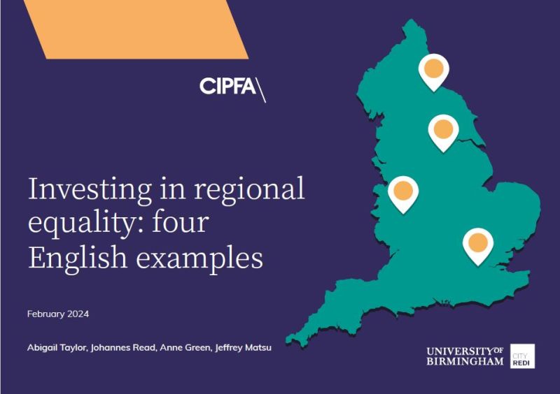 Explore our latest report with @CityREDI, Uni. of Birmingham: 'Investing in regional equality: four English examples.' Discover insights on public financial management & place-based strategies to tackle regional inequalities. Available now: tinyurl.com/2p9fmt9j