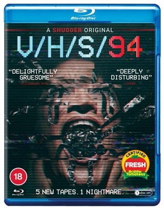 UK readers it's competition time. We have a Blu-ray of V/H/S 94 to give away. Simply follow us and RePost for a chance . V/H/S 94 is a @Shudder original & out Feb 26th on DVD, Blu-ray & Digital so check it out. Good luck & competition runs until March 4th. #Horror #free #vhs