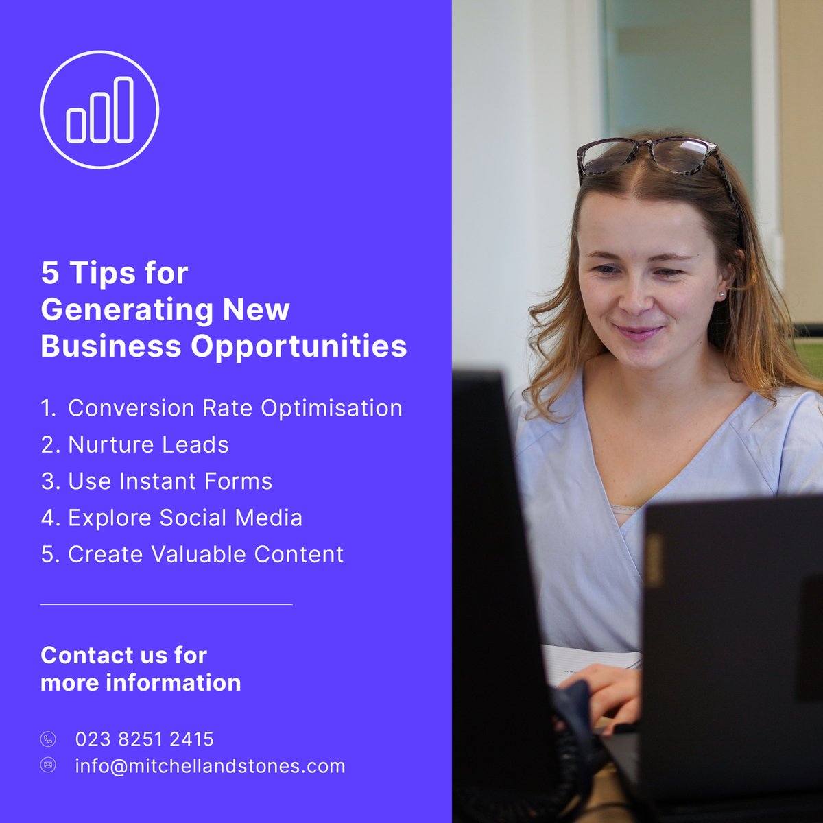 Are you looking to generate new business opportunities for your company? Here are 5 crucial tips to help you succeed.

Don't forget to nurture your leads for the best chance of conversion.
#BusinessOpportunities #LeadGeneration #DigitalMarketingAgency #DigitalMarketing