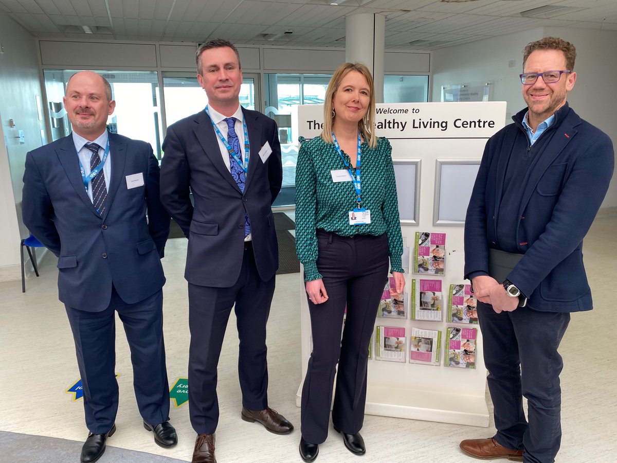 Lord Markham, Parliamentary Under Secretary of State at the Department of Health and Social Care, visited the Thetford Healthy Living Centre on Friday 23 February to tour the facility which has benefited from a £2.8m NHS capital investment to refurbish the building.