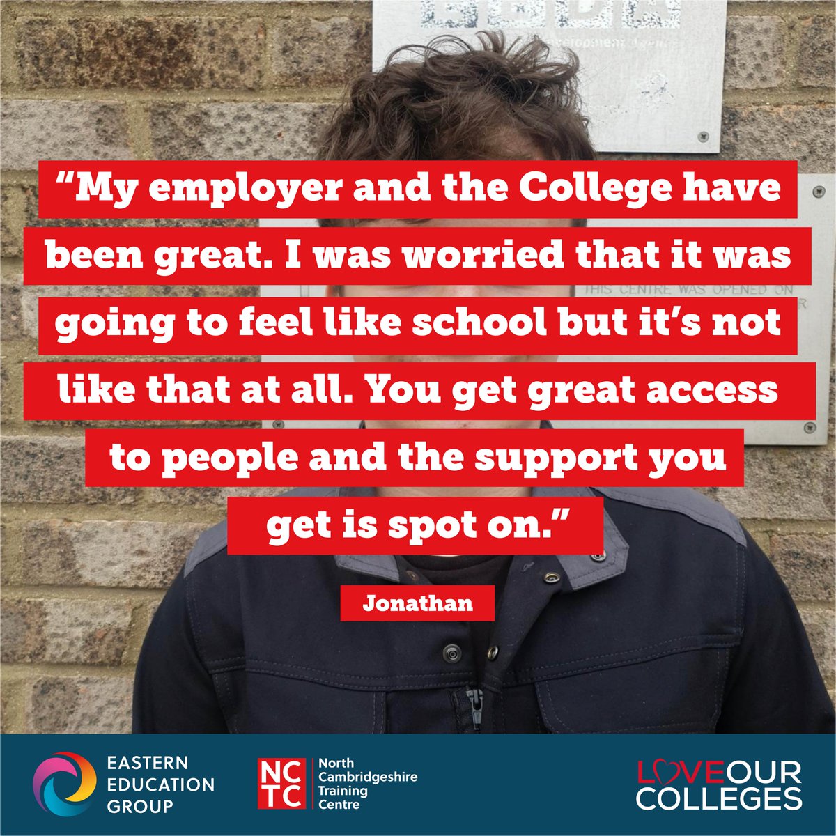 Celebrating #LoveOurColleges week ❤️ Here's what our students think of West Suffolk College! #EasternEducationGroup #WestSuffolkCollege #NCTC #UniversityStudiesWSC #PPL