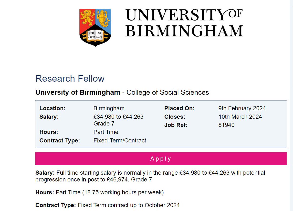 📢We are hiring! This is a rare and exciting opportunity to be involved in evaluation and research about the impact of the #egaprogramme jointly run by @unibirmingham and @NHSLeadership. For more information and to apply go to 👇 jobs.ac.uk/job/DFS936/res…
