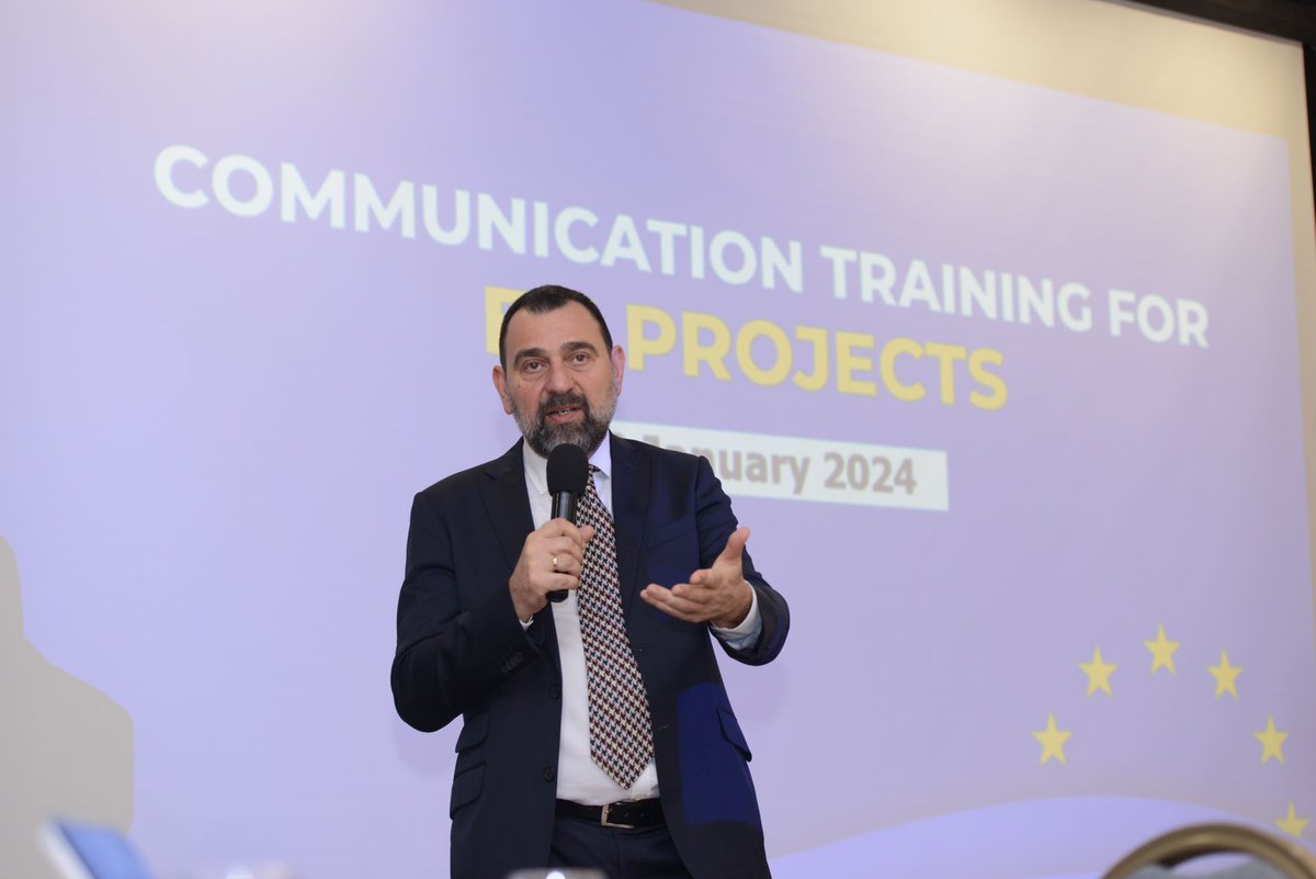 commwithuseu's tweet photo. Our #Azerbaijan team organised a comprehensive #communication training for #EU-funded projects in a dynamic session held in #Baku! The event proved instrumental in strengthening communication processes across various initiatives.
Read more: https://t.co/MfDFVrkmmC https://t.co/UKjZjUGkIr