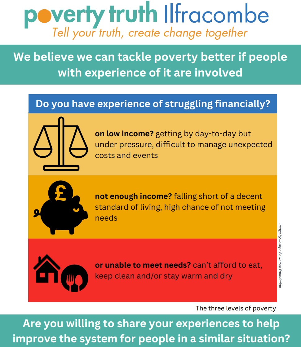 North Devon Homes supports the Ilfracombe Poverty Truth Commission, addressing inequality and poverty in Ilfracombe. They're recruiting Community Commissioners—people who’ve faced poverty—to shape local services. Engage in honest dialogue with leaders and create positive change🏡