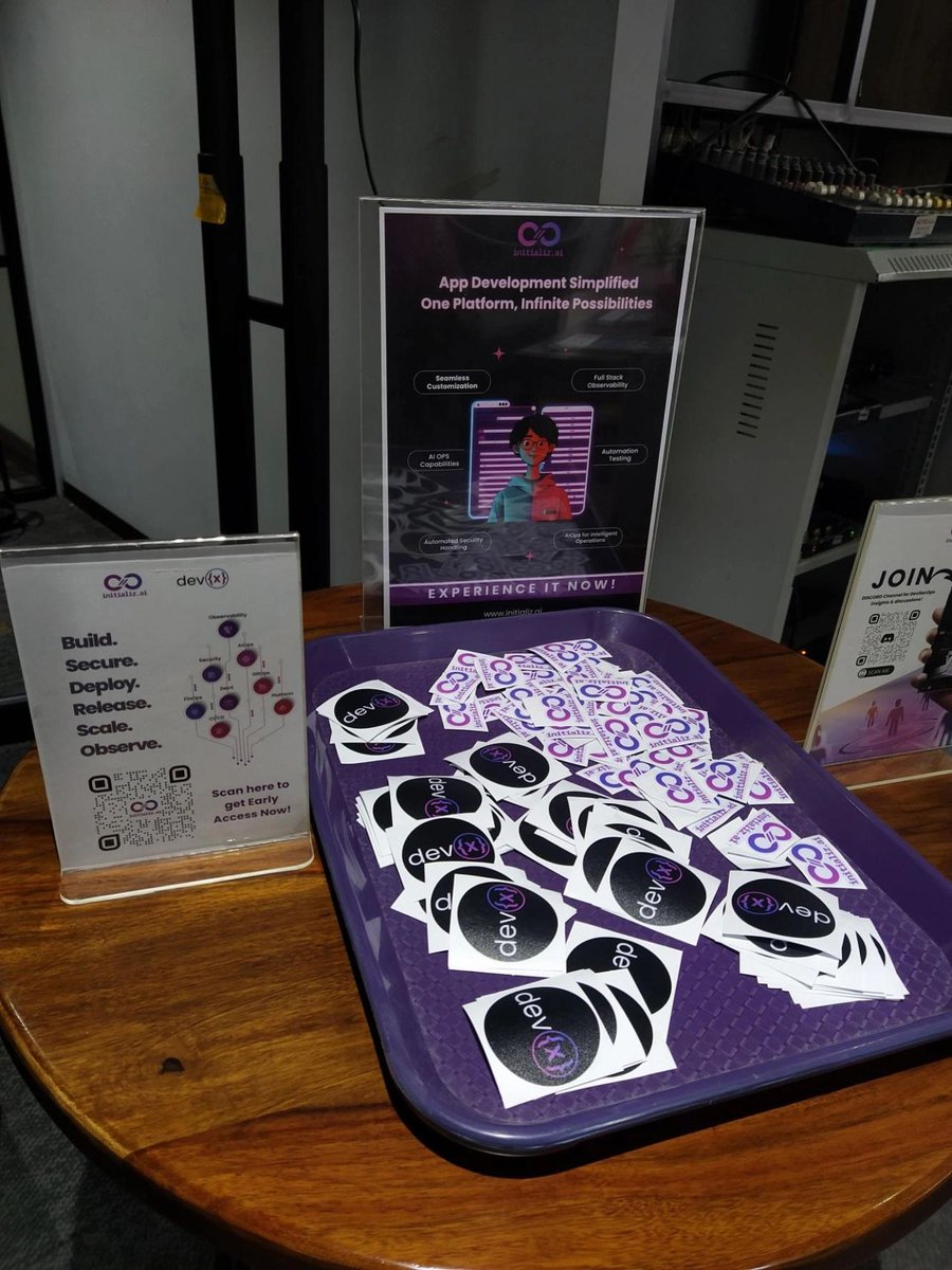 initializ's tweet photo. And it's a wrap !!!
Hosted our first Initializ DevX Meetup in Pune. Here are some of the glimpses- Stay tuned for upcoming events🤩

#PuneDevX #developerexperience #developercommunity #techevent #initializ https://t.co/NT75DK0bX2
