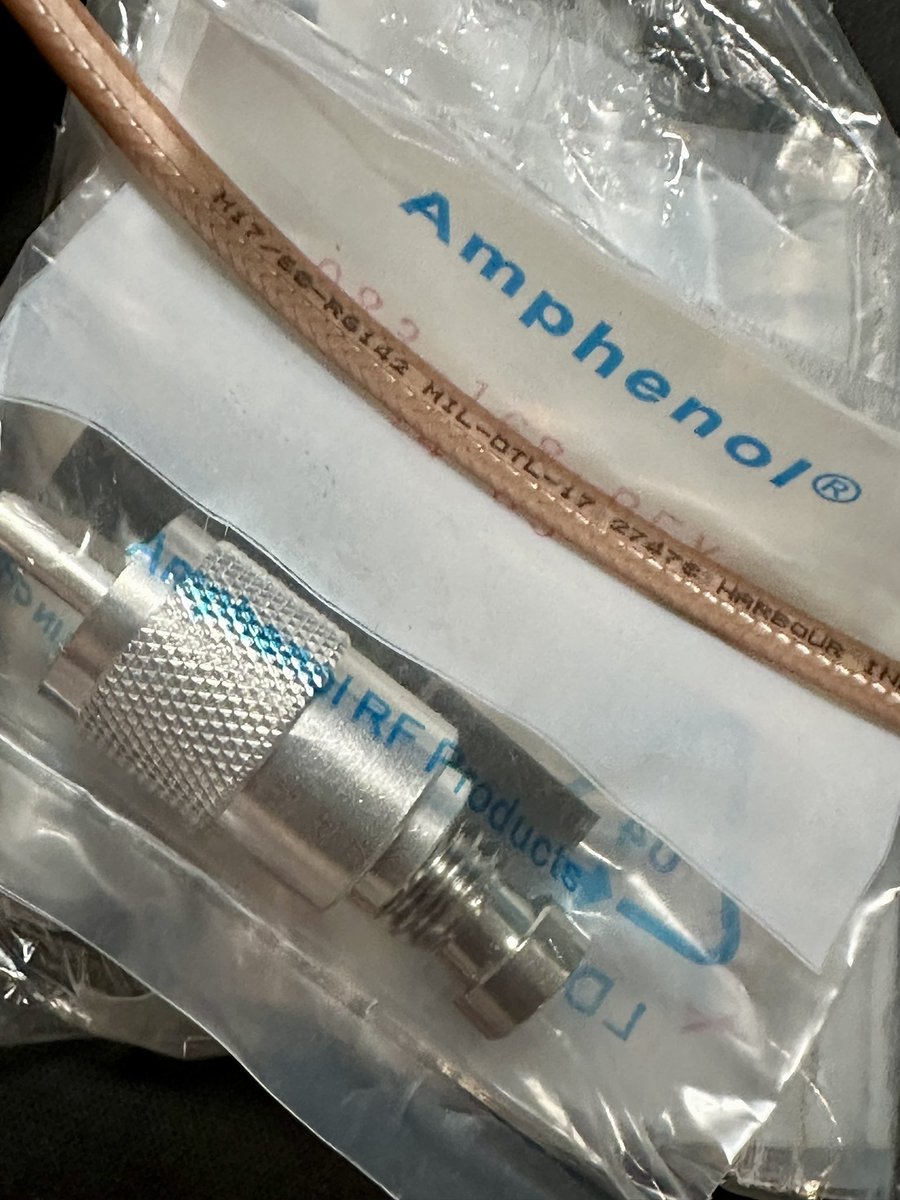 RiesKulit's tweet photo. #Amphenol #HarbourIndustries #RG142 https://t.co/j90eWgBlzj