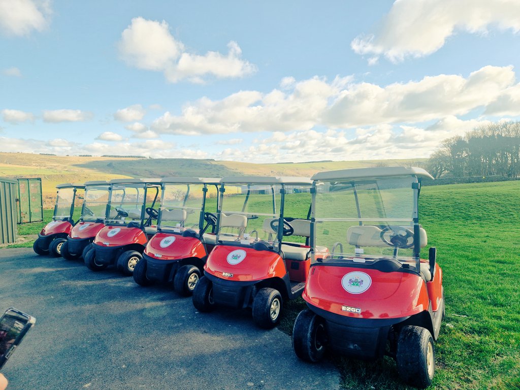 Today we welcomed 6 new buggys to Rhondda Golf Club! Book today on 01443 441384⛳️