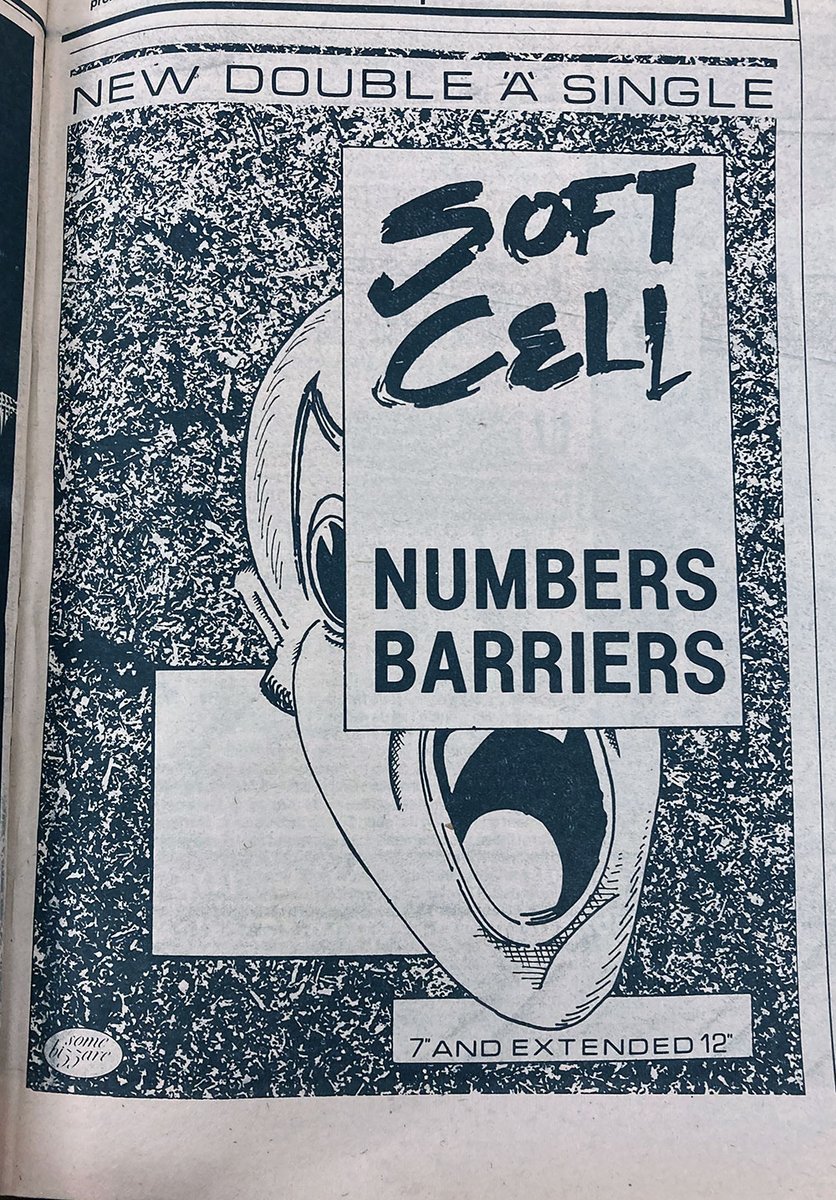 From the new edition of the NME, published on this day in 1983... #softcell #marcalmond #daveball