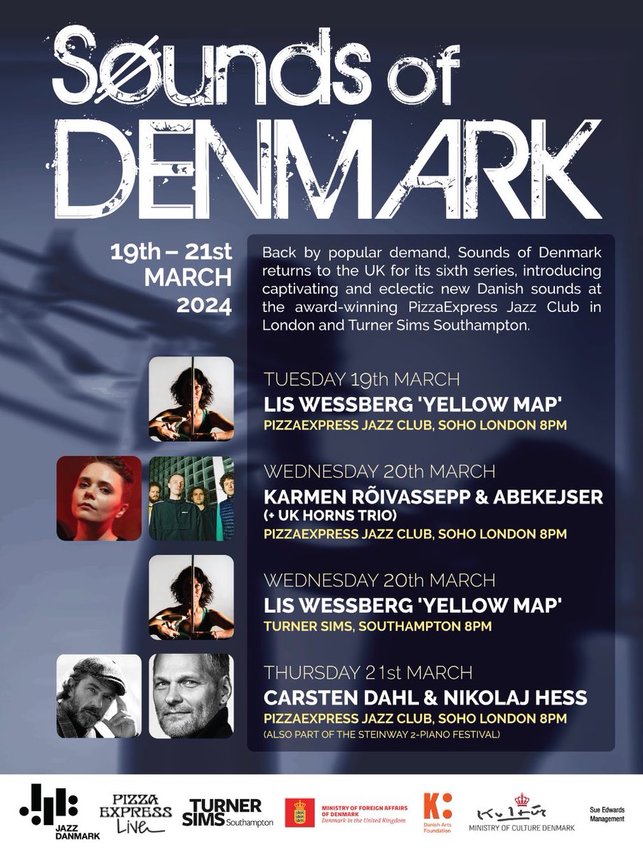 Danish jazz comes to London &amp; Southampton in March! <a href="/pizzajazzclub/">PizzaExpress Live</a> <a href="/TurnerSims/">Turner Sims</a>