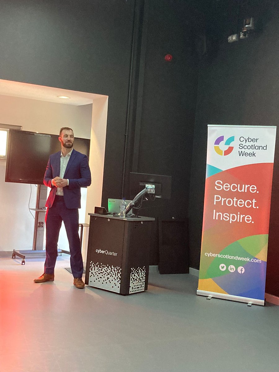 We’re at @AbertayCQ today for @Plexalcity’s Dundee Cyber Runway event! Some great speakers lined up today, all to support companies in their #cyber resilience as part of @CyberScotlandWk #CSW2024