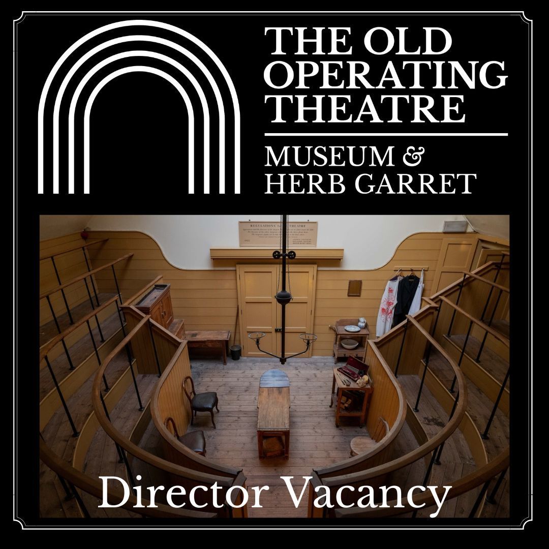 OldOpTheatre's tweet image. The Old Op is seeking a new Director to lead the Museum’s operational management and future development at an exciting time.
 
Read the full Director Recruitment Pack here: buff.ly/42UTvnb.

#MuseumJobs #HeritageJobs #Vacancy #HistMed #Director #LondonBridge