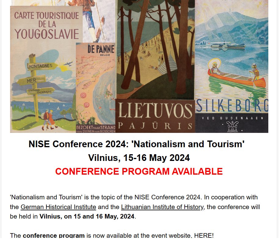Want to be updated about NISE's activity? 
You're one click away from the last NISE Letter, nr.34 👇
mailchi.mp/2e4bd1abed53/n…

Don't forget to subscribe to the NISELetter! 📝
nise.us18.list-manage.com/subscribe/post…