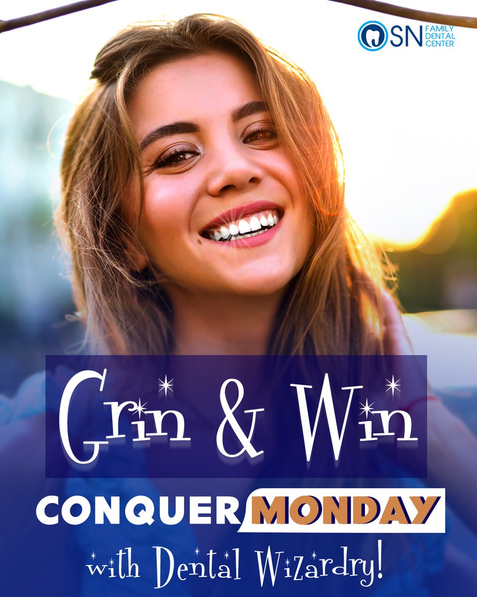 Grin and Win: Conquer Monday with Dental Wizardry! ✨😄

#motivationalmonday #mondaymotivation #smilemagic #renewyoursmile #riseandshine #mondaymagic #smiles #watchoutworld