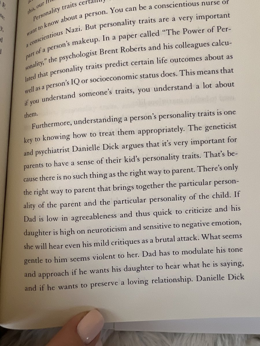 DrDanielleDick's tweet photo. How fun to show up in @nytdavidbrooks new book! 📚 Thank you for covering our research. #HowtoKnowaPerson #TheChildCode https://t.co/0mCp908OEb