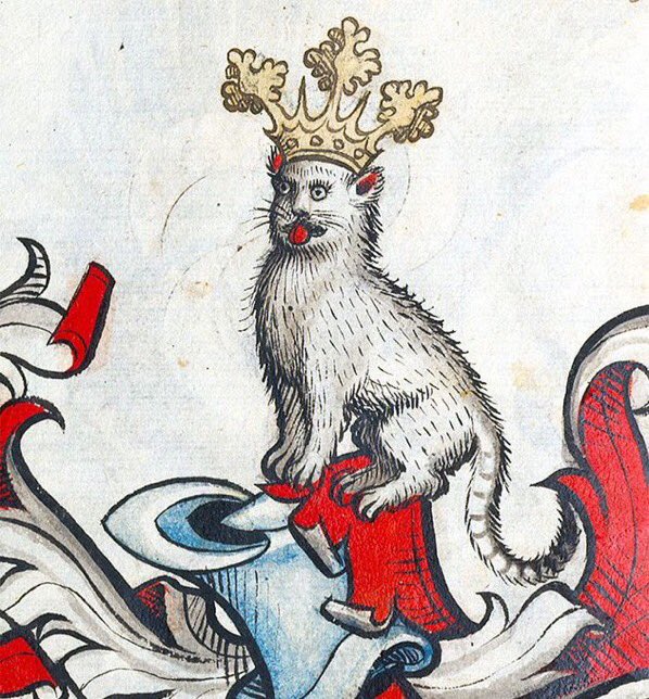 cat king, germany, 15th century