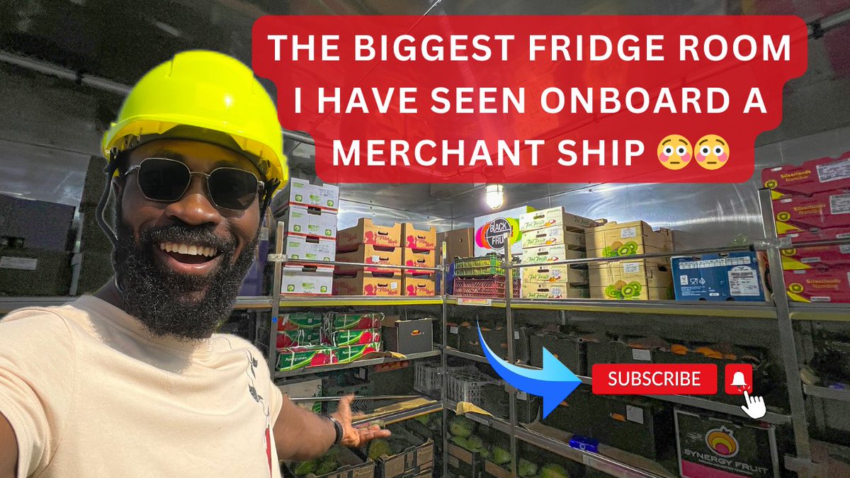 We can’t stay months at sea without food, & there are just enough foods to last us until we visit the next shore. I took my time to make a video of what the fridge room (food holding area) looks like and how much food we’ve. Coming soon Pls Rt & subscribe YouTube.com/@thesailorslou…