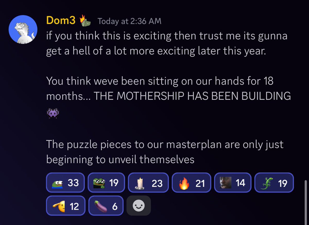 Big week for Creepz and beyond! 

No fvcks given 🦎🕯️

<a href="/Overlord_xyz/">Overlord</a>