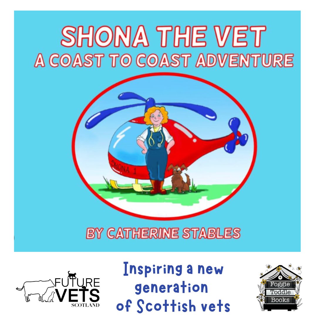 Today is a special day as more than 2,500 copies of Shona the Vet are distributed to every Primary School in Scotland!
FVS, in partnership with Foggie Toddle Books, is working towards inspiring the next generations of Scottish Vets with the fascinating story of Shona The Vet.