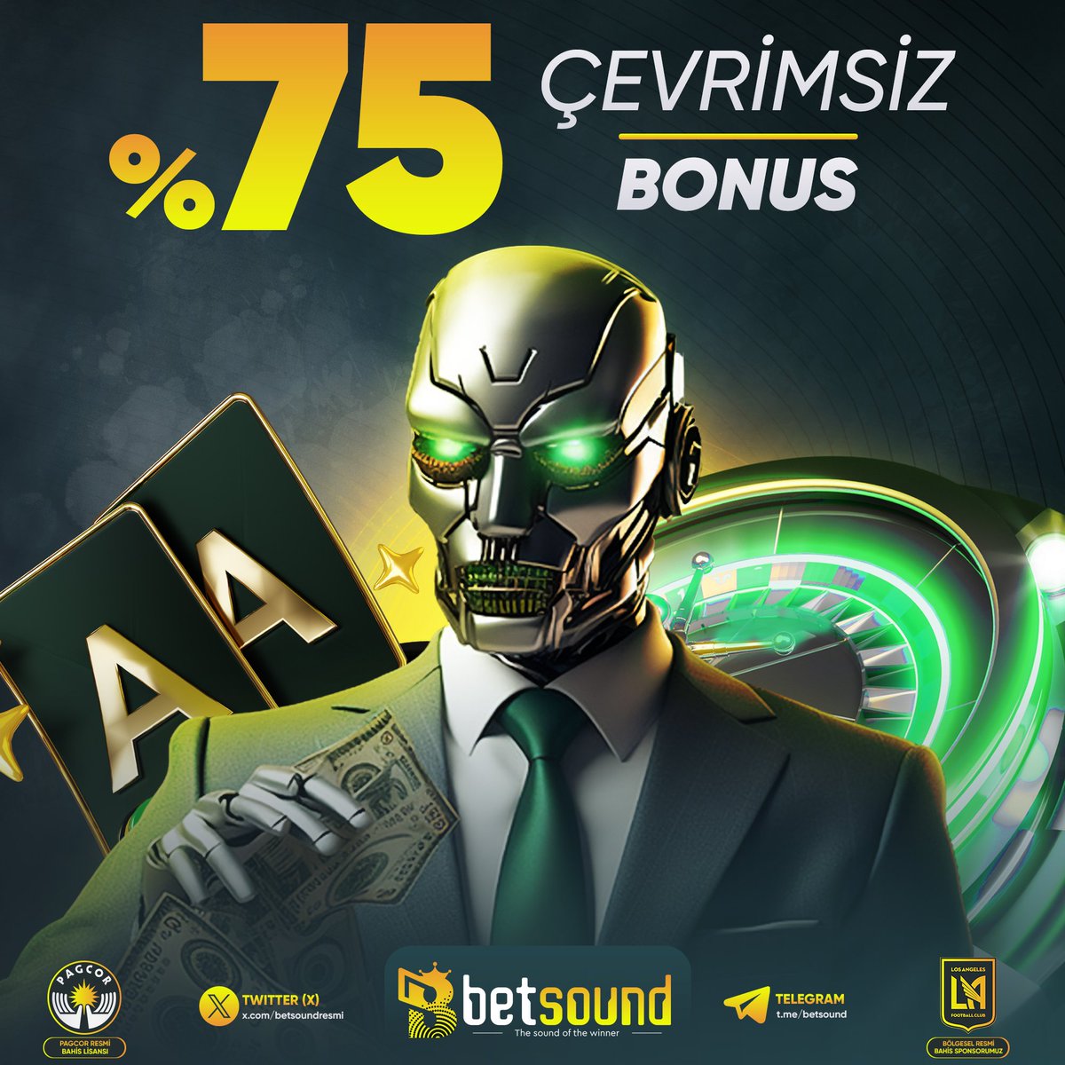 🚀 Yepyeni bir fırsat Betsound'ta!

💰 Tüm yatırım yöntemleriyle %75 Çevrimsiz Bonus sizi bekliyor.
🌟Minimum 100₺ yatırım yap, 24 saat içinde Maksimum 375₺ Bonus kazanma şansı seninle!

➡️Güncel Giriş:  rebrand.ly/bsocial 

#betsound #betsoundgiriş #betsoundgüncel