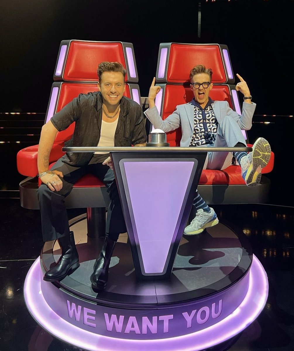 📸 | QUANTO ORGULHO! 
Danny e Tom na cadeira do The Voice UK 🥰🥹❤️💜

- thevoiceuk via instagram
