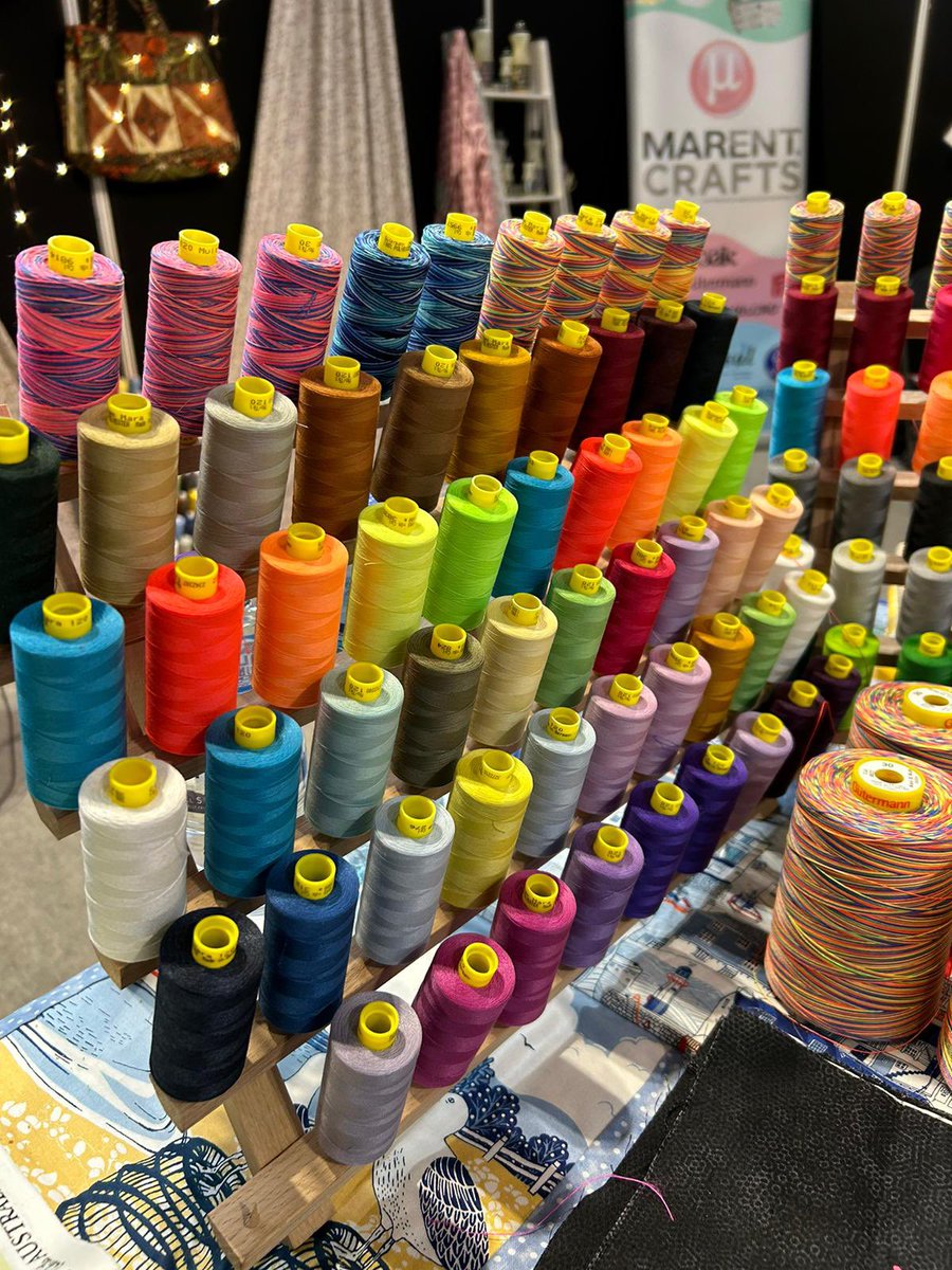 No filters needed for these threads. Gorgeous multi coloured Gütermann creativ UK threads. Just look at those joyous neons. 

Check out this beautifully curated range at Marent Crafts.

#CHSIStitches2024