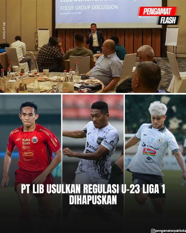 PT LIB mengusulkan ke PSSI untuk menghapus regulasi memainkan pemain U-23 di Liga . Hal ini agar klub yang melepas pemain ke Timnas U-23 tidak dirugikan

📸Pengamatsepakbola

#galerisepakbola #sepakbolaindonesia #timnas #timnasday #timnasindonesia #timnasu23

A Thread•