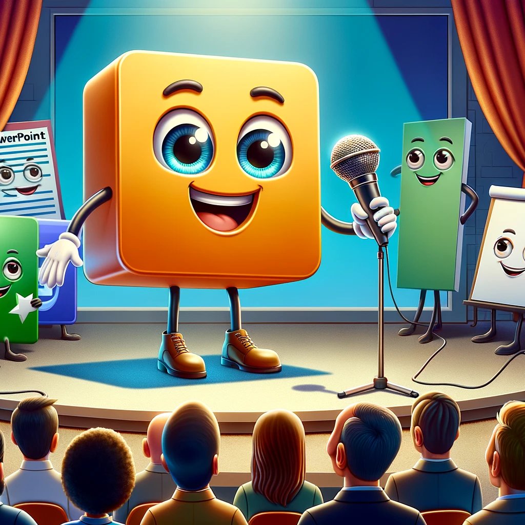 PowerPoint is the extrovert of the Microsoft Office family – always ready for a presentation. 🎤