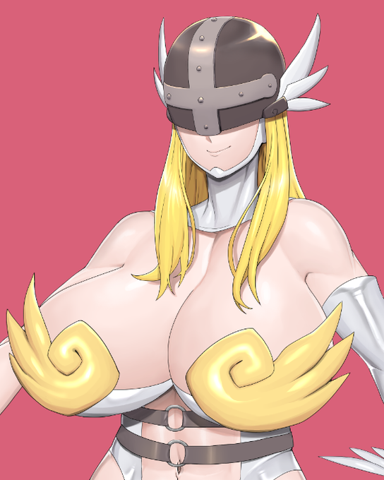 無限大なおっぱいデジモン描いてます 